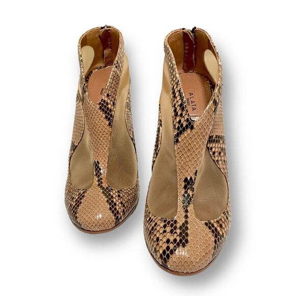 ALAÏA PARIS Mesh & Genuine Snakeskin Print Ankle Booties |Size: EU38| - Picture 12 of 12